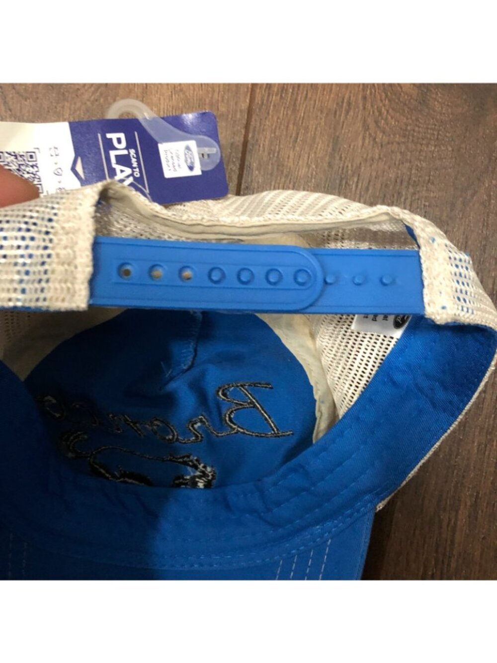 Retro Ford Bronco Blue Sunset Stripe Snapback Official Hat Cap Trucker NWT - Picture 6 of 7